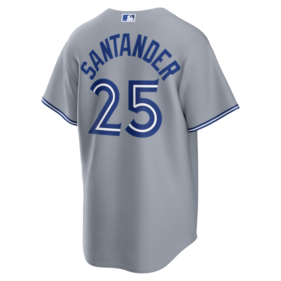 Toronto Blue Jays Anthony Santander Nike Road Replica Jersey - Gray MLB Team Jersey Baseball Fan Apparel