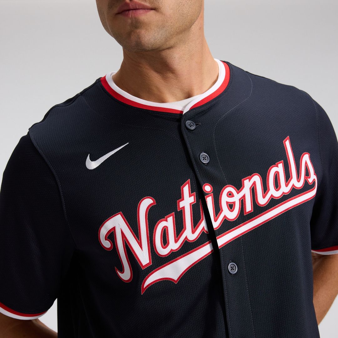 Washington Nationals James Wood Nike Alternate Limited Player Jersey - Navy MLB Team Jersey Baseball Fan Apparel