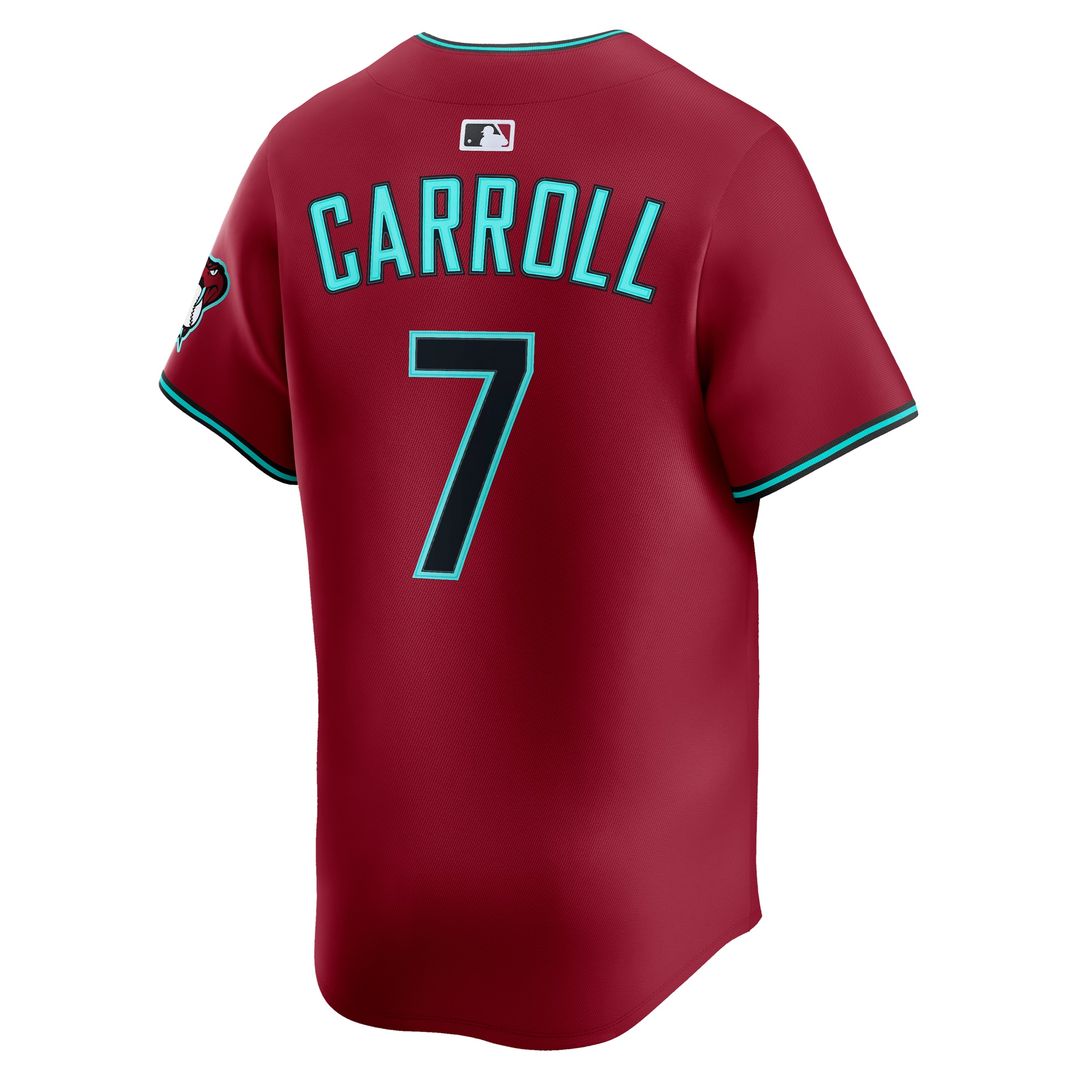 Arizona Diamondbacks Corbin Carroll Nike Alternate Limited Player Jersey - Black MLB Team Jersey Baseball Fan Apparel