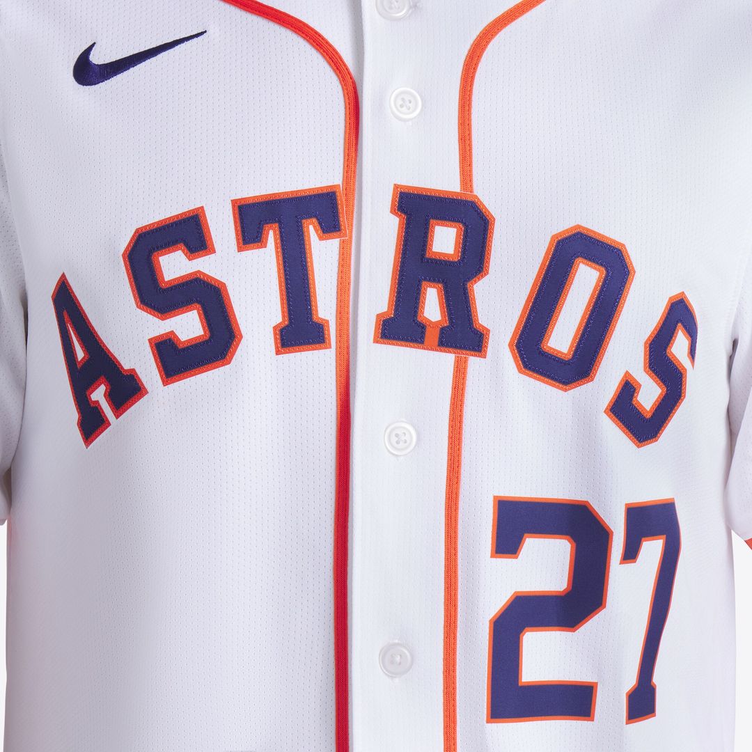 Houston Astros Jose Altuve Nike Home Limited Player Jersey - White MLB Team Jersey Baseball Fan Apparel