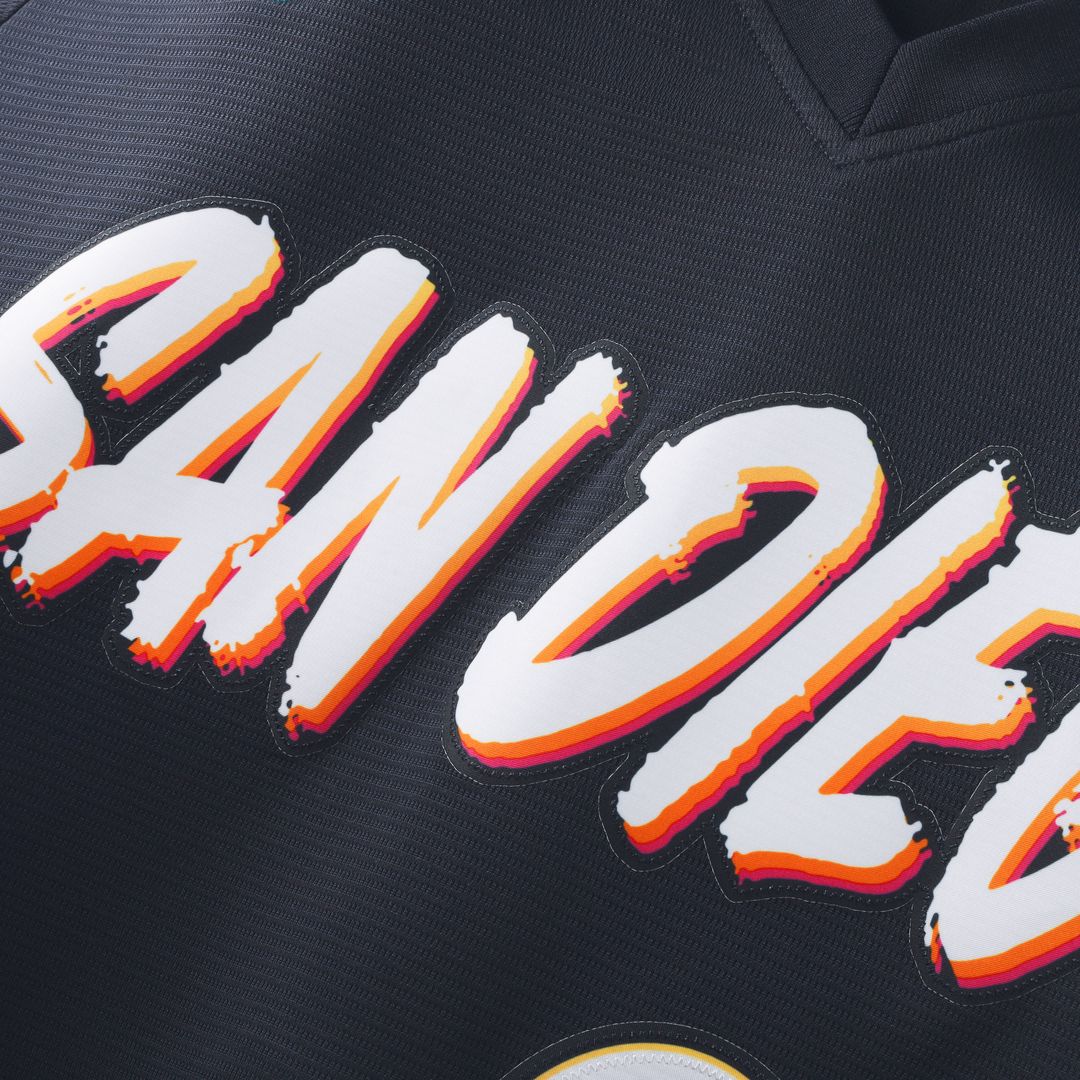 San Diego Padres Nike 2026 City Connect Stadium Jersey - Obsidian MLB Team Jersey Baseball Fan Apparel