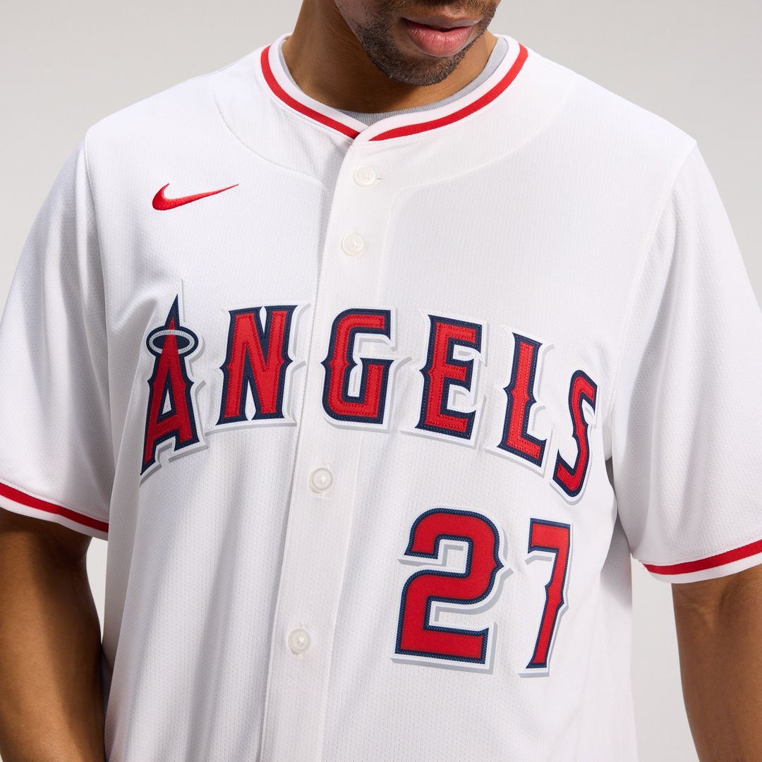 Los Angeles Angels Mike Trout Nike Home Limited Player Jersey - White MLB Team Jersey Baseball Fan Apparel