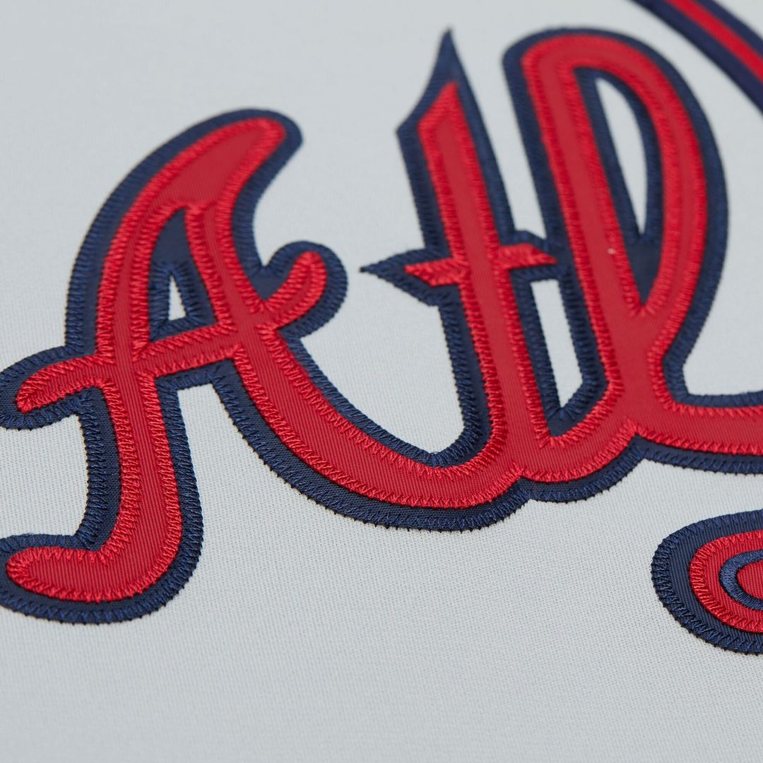 Atlanta Braves Chipper Jones Mitchell & Ness 1995 Throwback Authentic Jersey - Gray MLB Team Jersey Baseball Fan Apparel