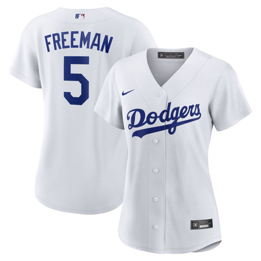 Los Angeles Dodgers Freddie Freeman Nike Women's Home Replica Jersey - White MLB Team Jersey Baseball Fan Apparel
