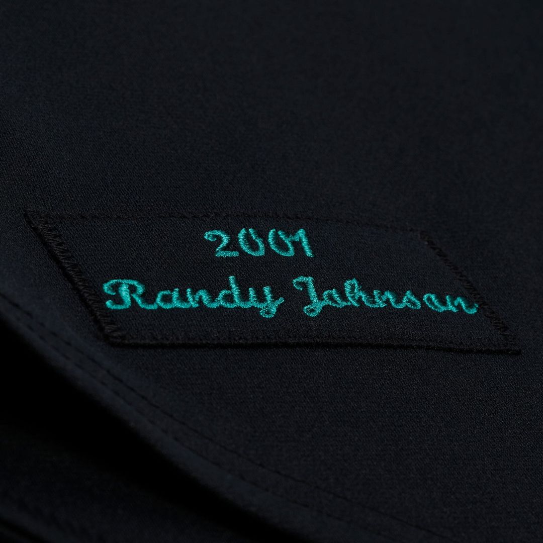 Arizona Diamondbacks Randy Johnson Mitchell & Ness 2001 Authentic Jersey - Black MLB Team Jersey Baseball Fan Apparel