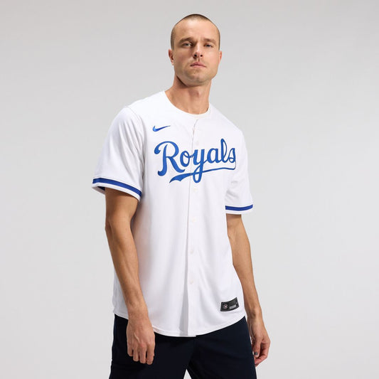 Kansas City Royals Nike Home Limited Jersey - White MLB Team Jersey Baseball Fan Apparel