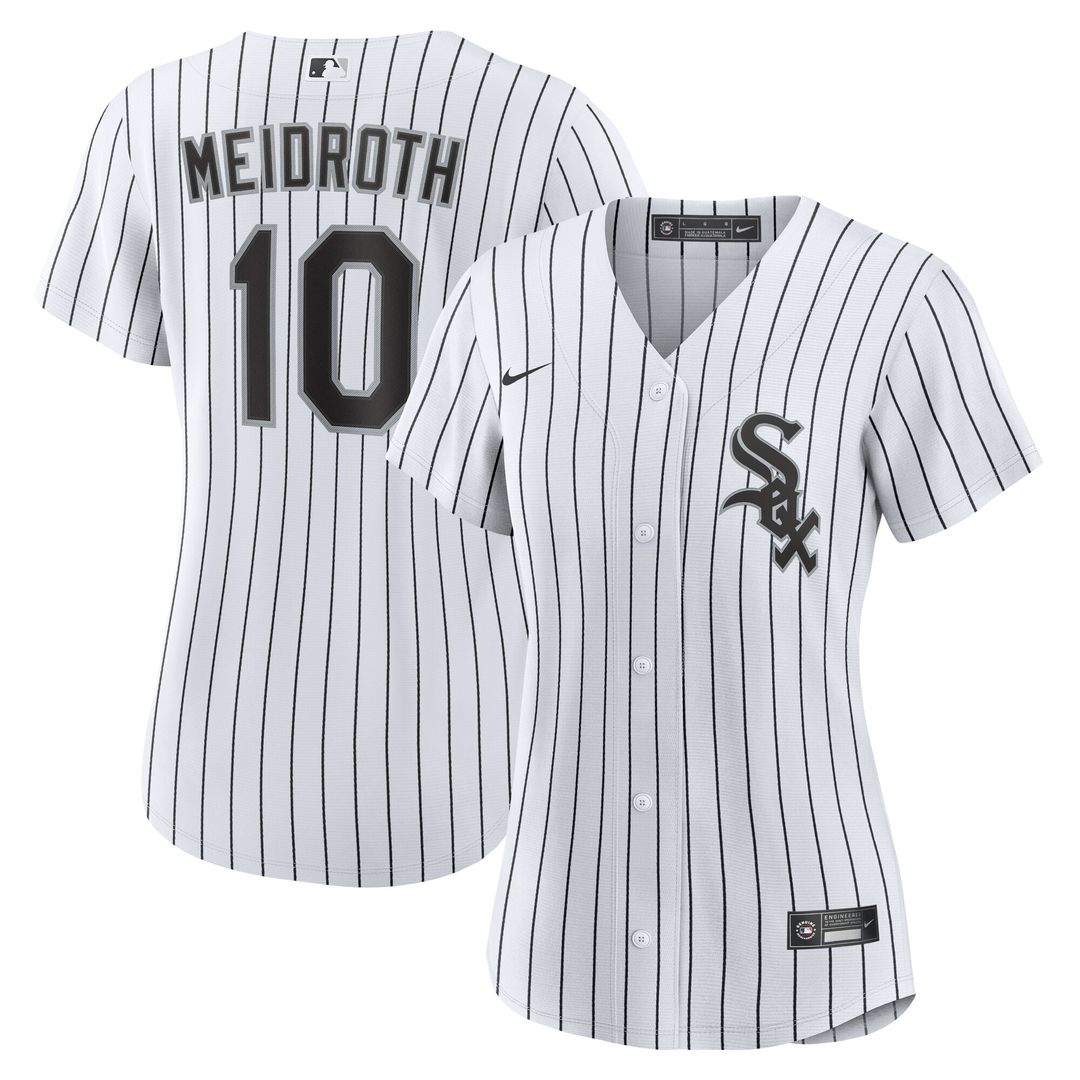 Chicago White Sox Chase Meidroth Nike Women's Home Replica Jersey - White MLB Team Jersey Baseball Fan Apparel