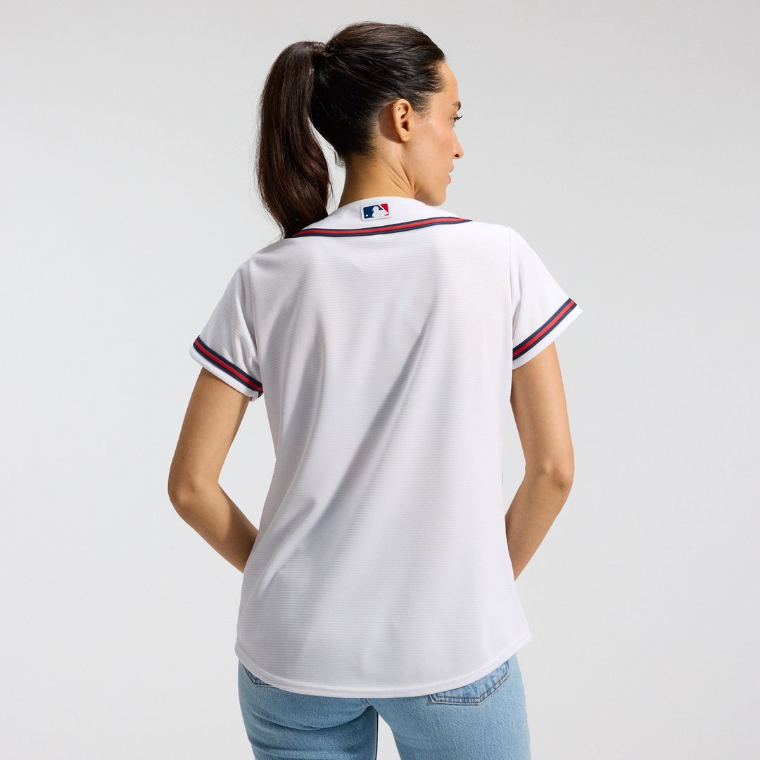 Atlanta Braves Nike Women's Home Replica Team Jersey - White MLB Team Jersey Baseball Fan Apparel