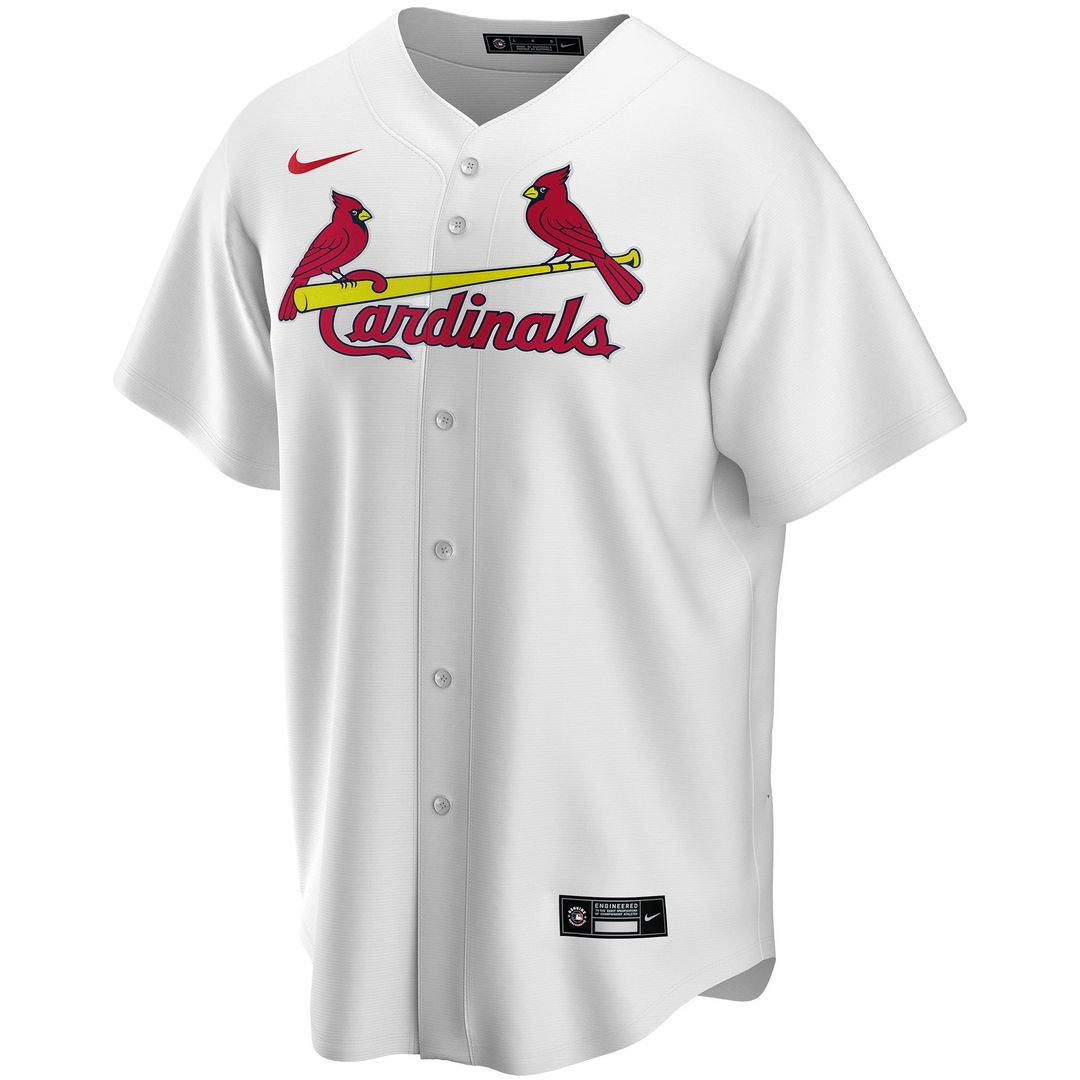 St. Louis Cardinals Nike Home Replica Custom Jersey - White MLB Team Jersey Baseball Fan Apparel