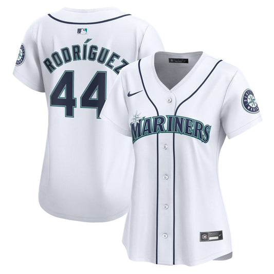 Seattle Mariners Julio Rodríguez Nike Women's Home Limited Player Jersey - White MLB Team Jersey Baseball Fan Apparel