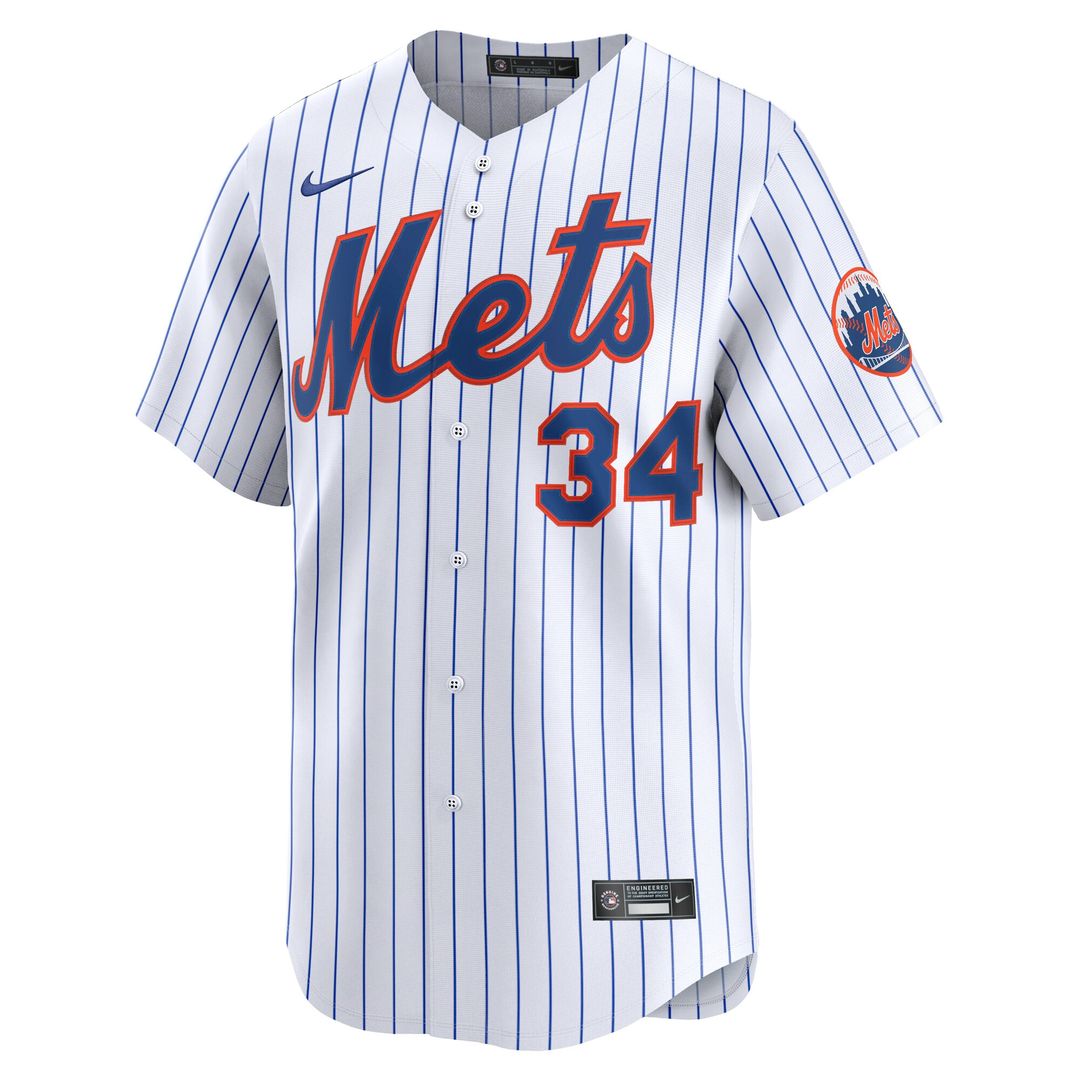 New York Mets Kodai Senga Nike Home Limited Player Jersey - White MLB Team Jersey Baseball Fan Apparel