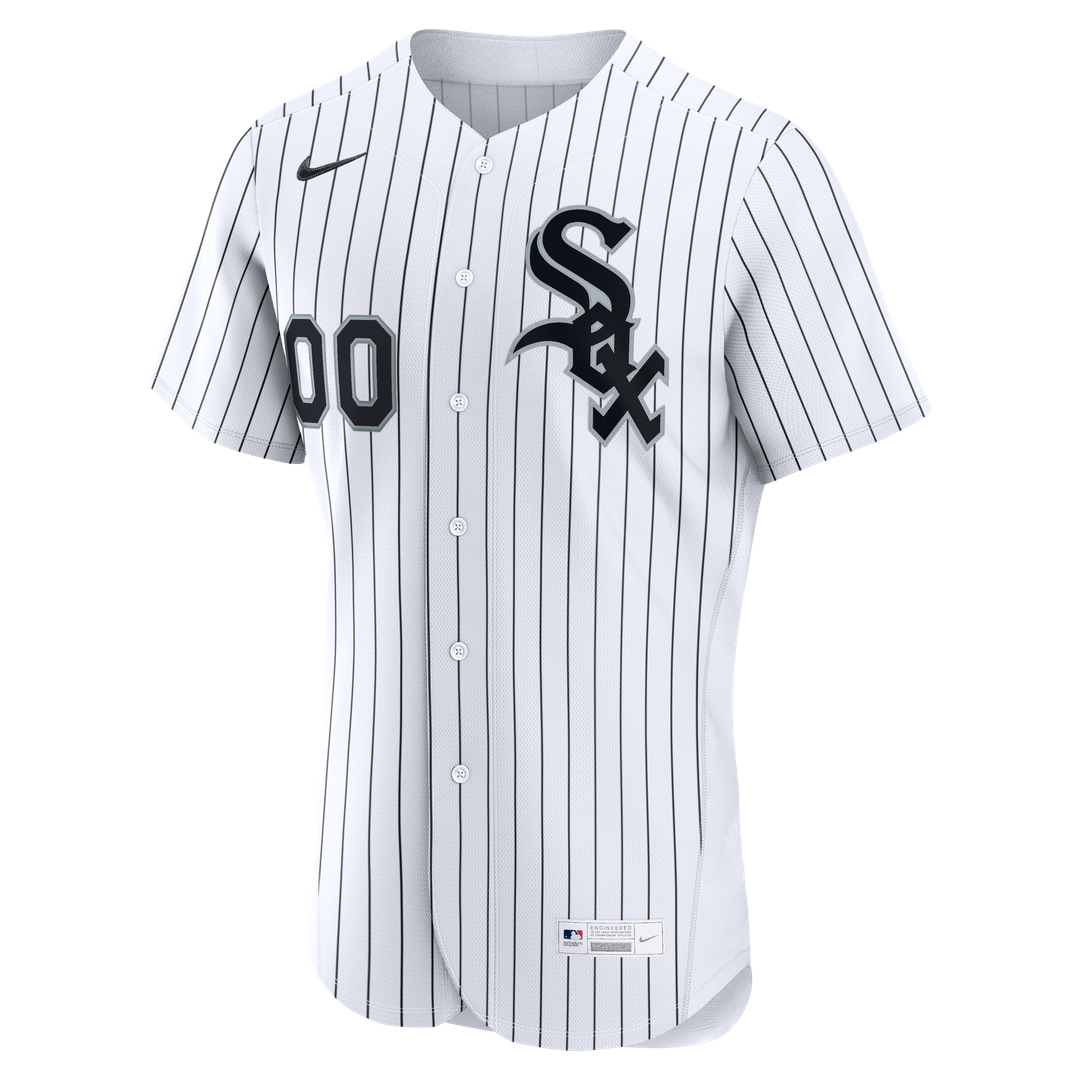 Chicago White Sox Nike Home Authentic Custom Jersey - White MLB Team Jersey Baseball Fan Apparel