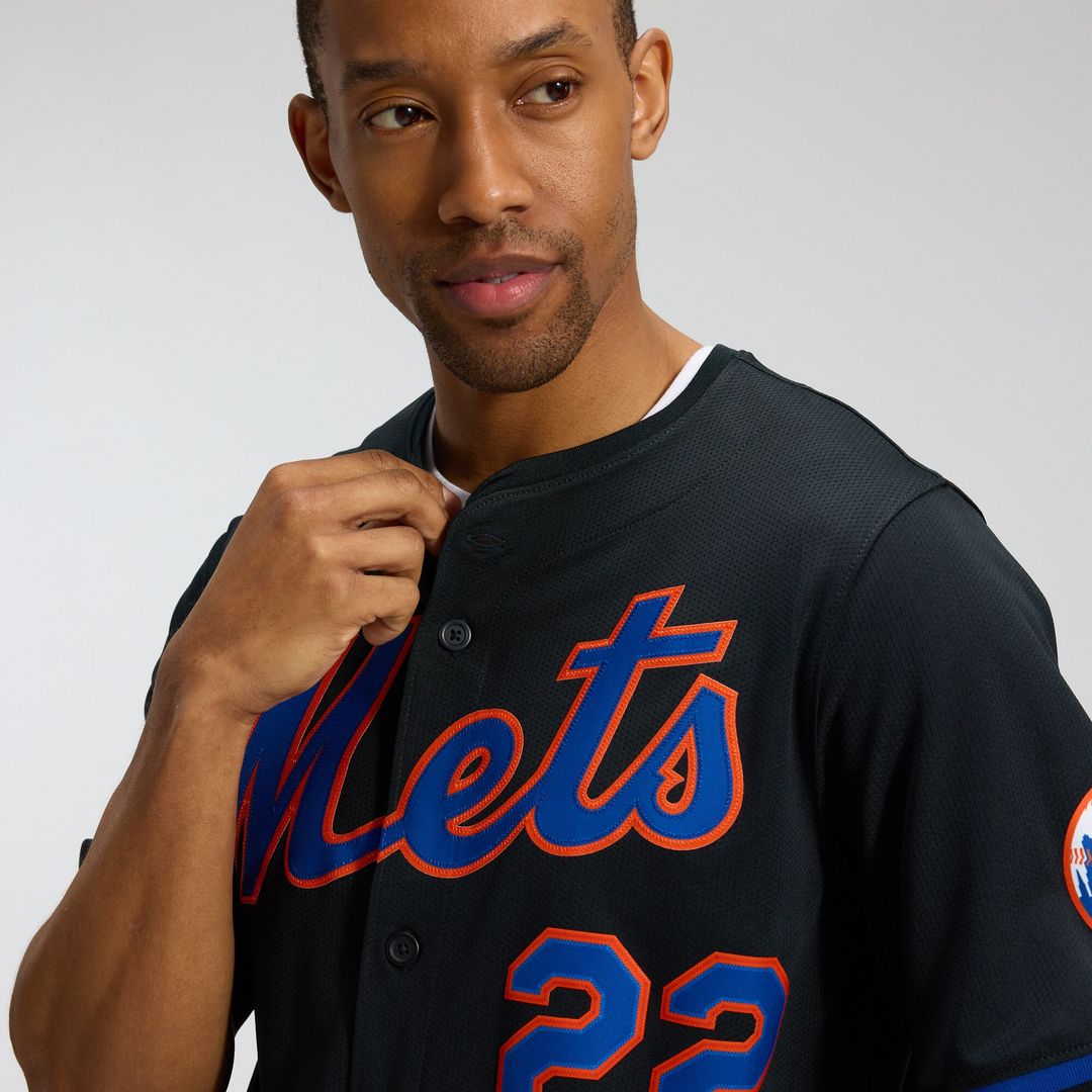 New York Mets Juan Soto Nike Alternate Limited Player Jersey - Black MLB Team Jersey Baseball Fan Apparel