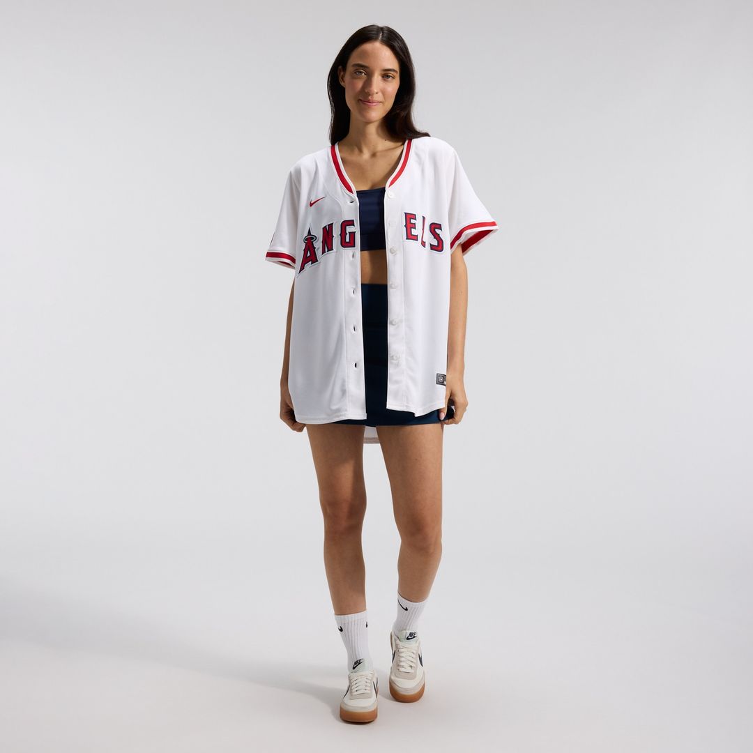 Los Angeles Angels Nike Women's Home Limited Jersey - White MLB Team Jersey Baseball Fan Apparel