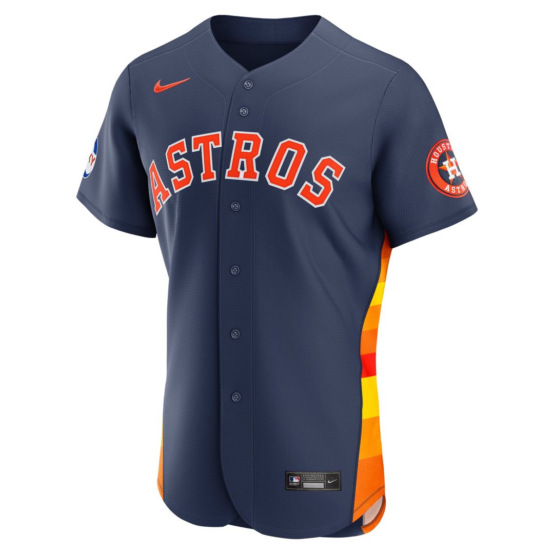 Houston Astros Nike Alternate 2 Authentic Jersey - Navy MLB Team Jersey Baseball Fan Apparel