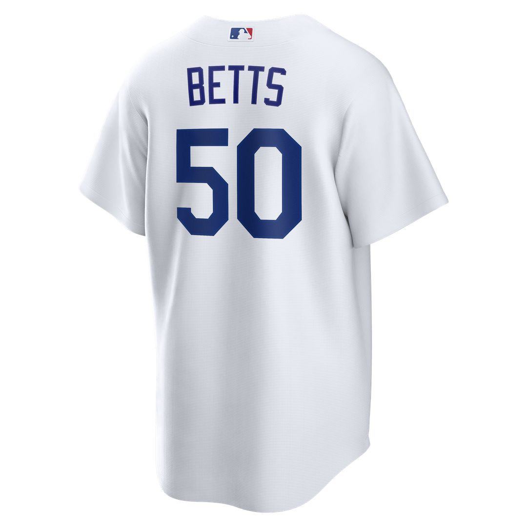 Los Angeles Dodgers Mookie Betts Nike Home Replica Jersey - White MLB Team Jersey Baseball Fan Apparel