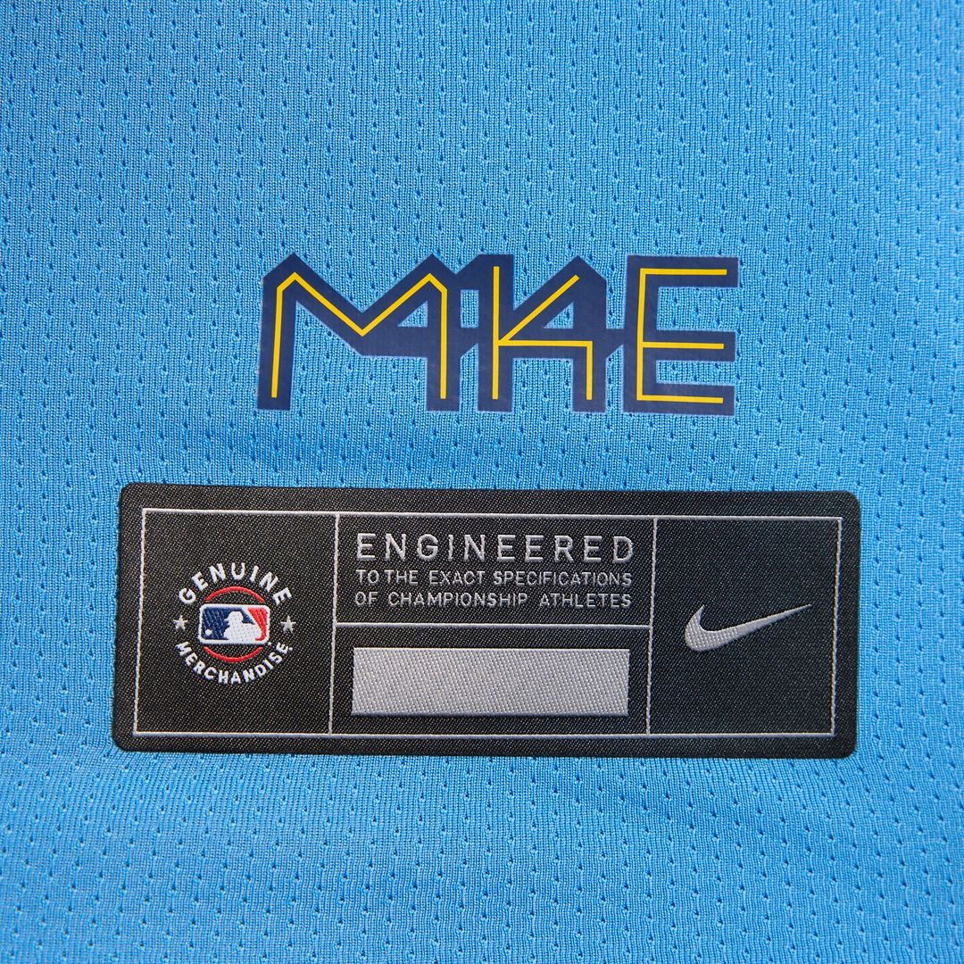 Milwaukee Brewers Nike City Connect Limited Jersey - Light Blue MLB Team Jersey Baseball Fan Apparel