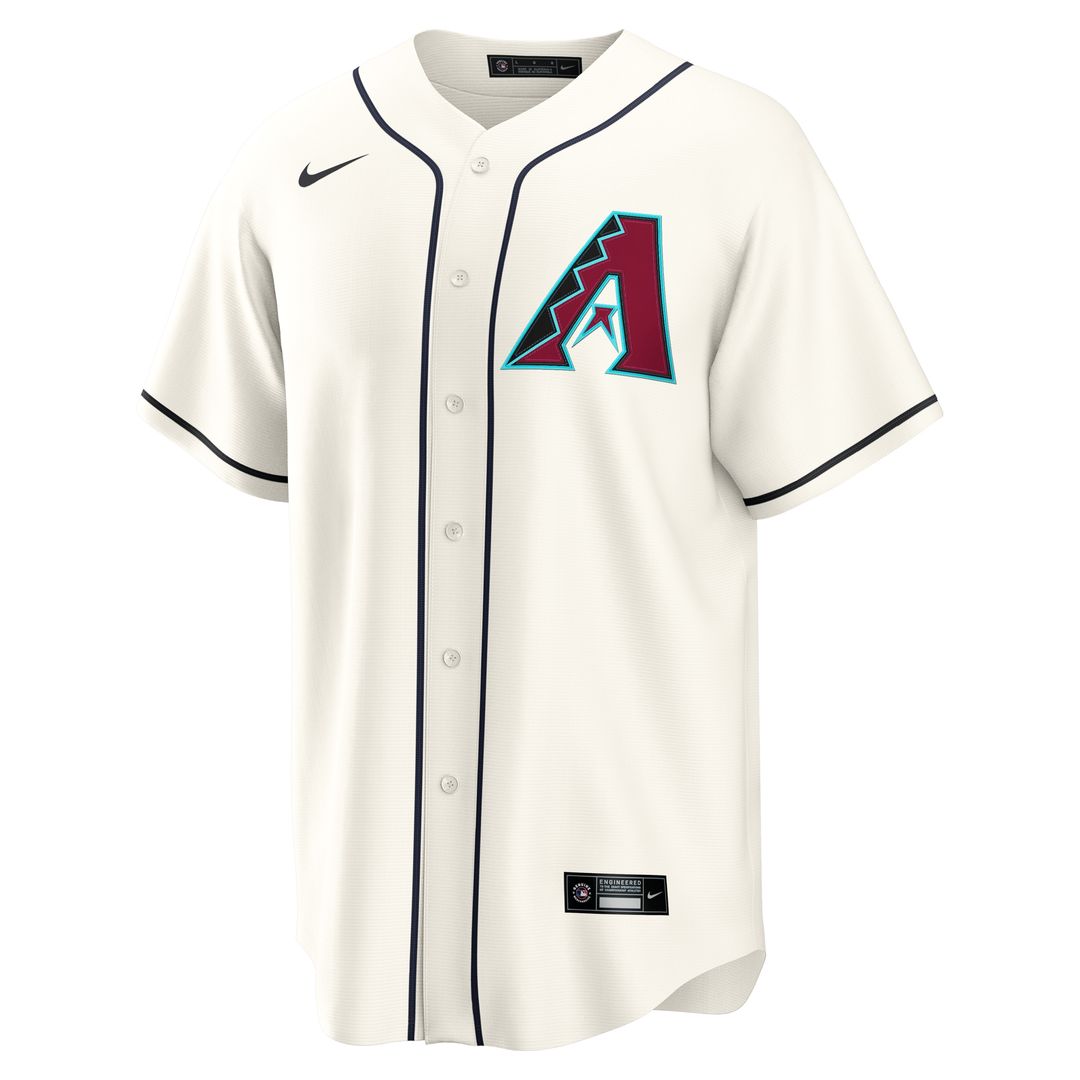 Arizona Diamondbacks Nike Home Custom Replica Jersey - Cream MLB Team Jersey Baseball Fan Apparel