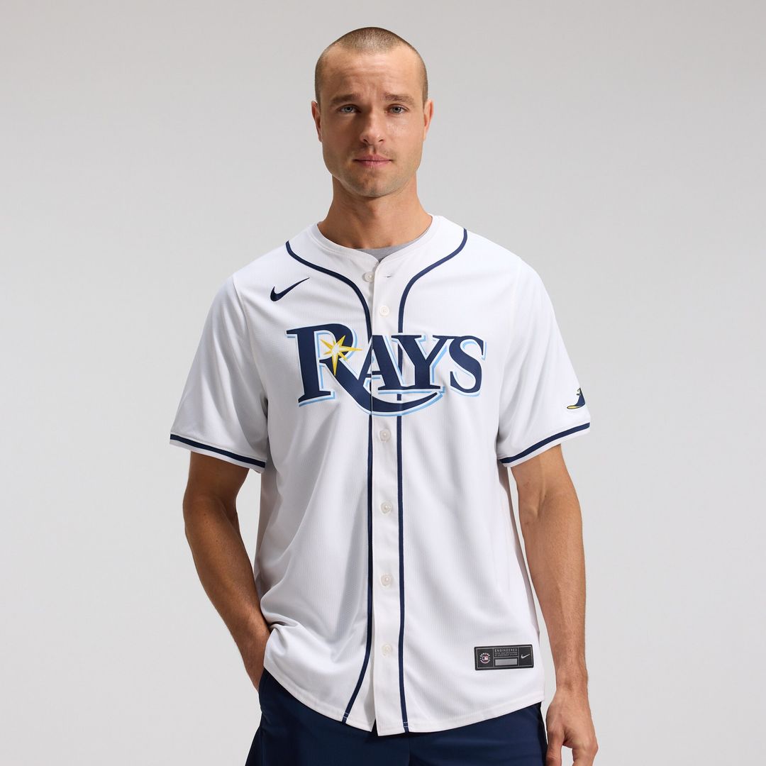 Tampa Bay Rays Yandy Diaz Nike Home Limited Player Jersey - White MLB Team Jersey Baseball Fan Apparel