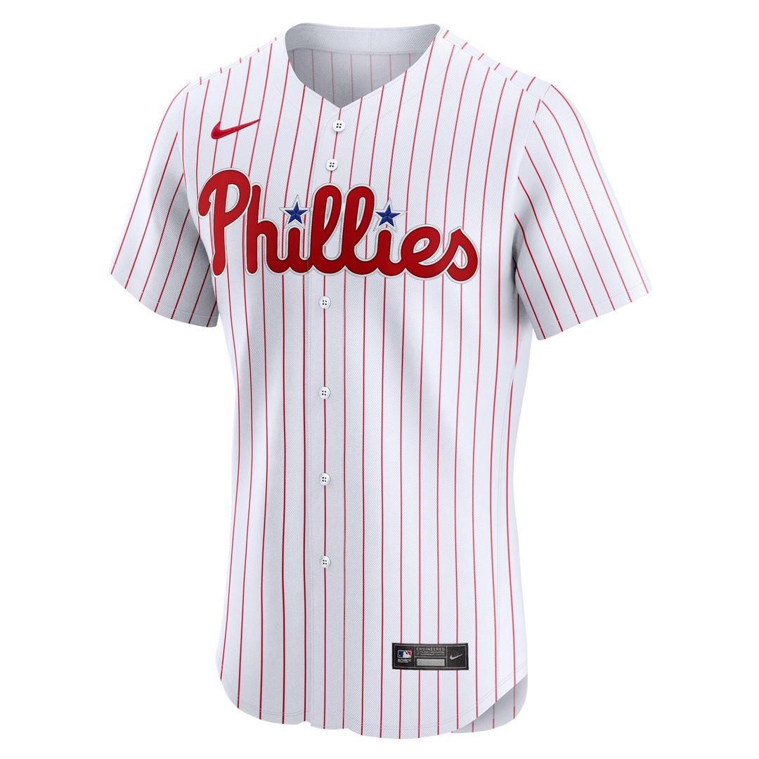 Philadelphia Phillies Nike Home Elite Jersey - White MLB Team Jersey Baseball Fan Apparel