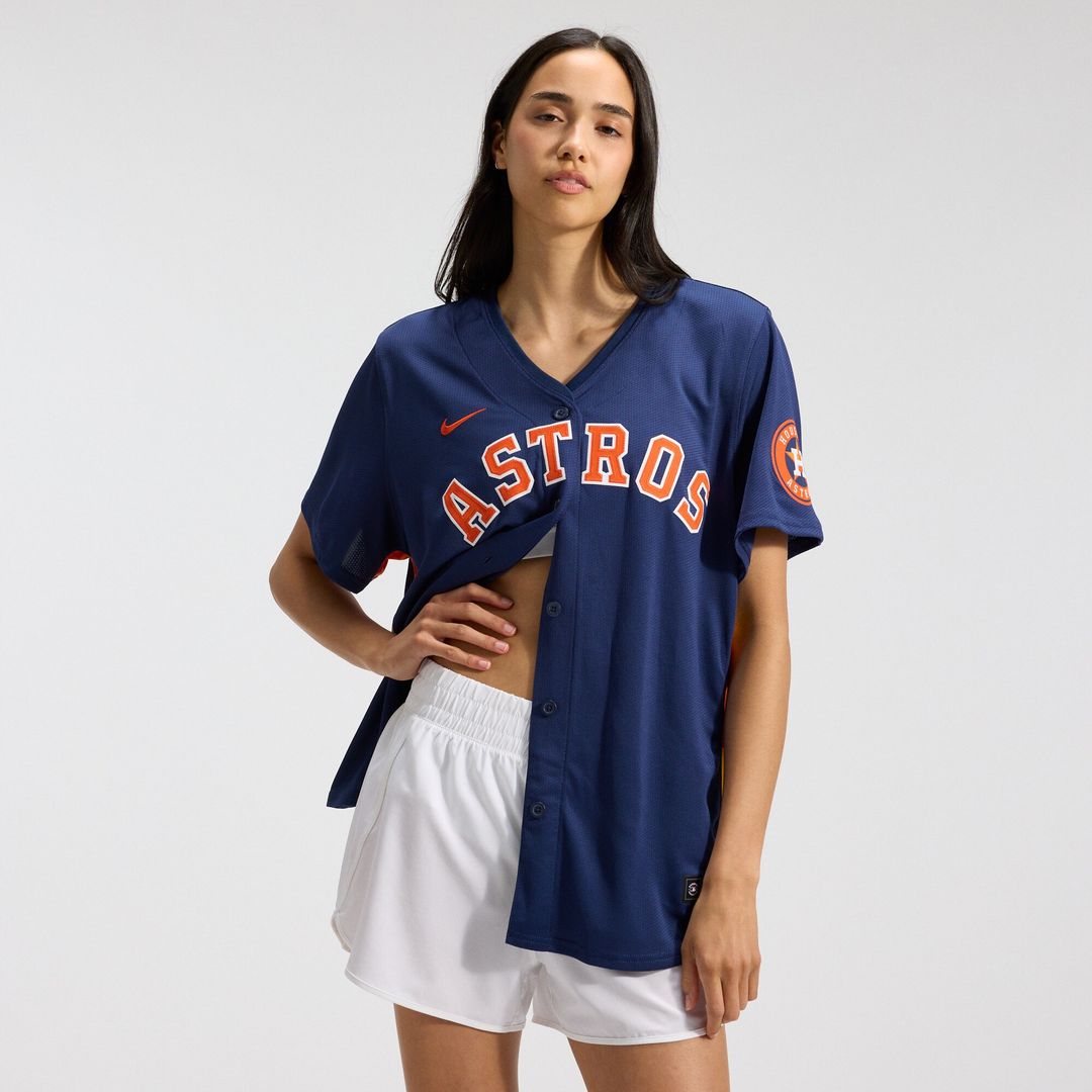 Houston Astros Jose Altuve Nike Women's Alternate Limited Player Jersey - Navy MLB Team Jersey Baseball Fan Apparel