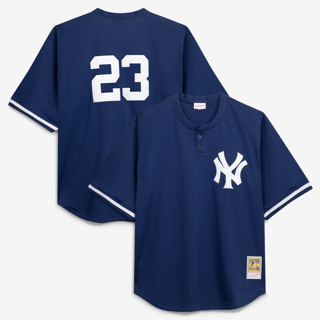 New York Yankees Don Mattingly Mitchell & Ness Cooperstown Big & Tall Mesh Batting Practice Jersey - Navy MLB Team Jersey Baseball Fan Apparel