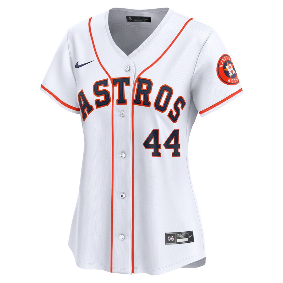 Houston Astros Yordan Alvarez Nike Women's Home Limited Player Jersey - White MLB Team Jersey Baseball Fan Apparel