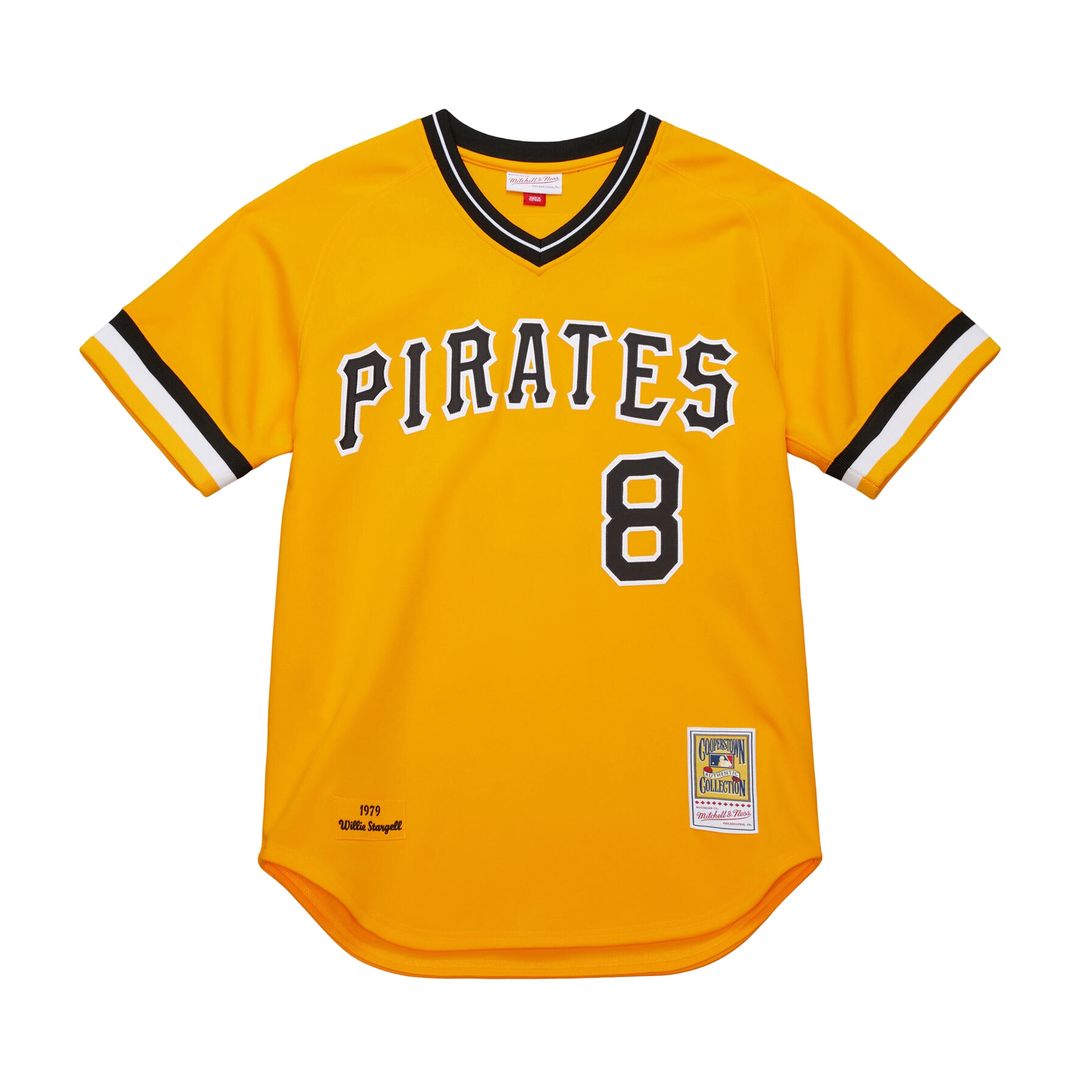 Pittsburgh Pirates Willie Stargell Mitchell & Ness 1979 Throwback Authentic Jersey - Gold MLB Team Jersey Baseball Fan Apparel