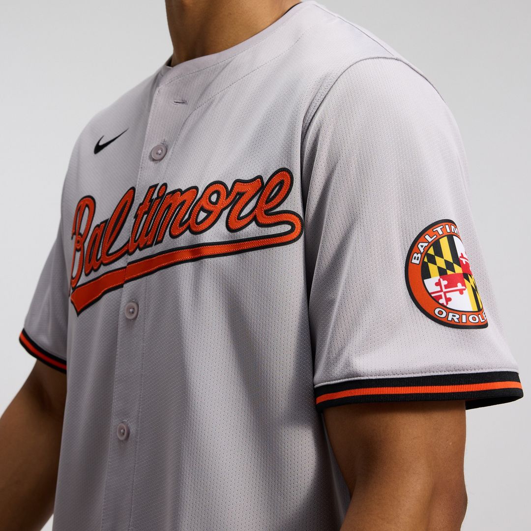 Baltimore Orioles Nike Road Limited Jersey - Gray MLB Team Jersey Baseball Fan Apparel