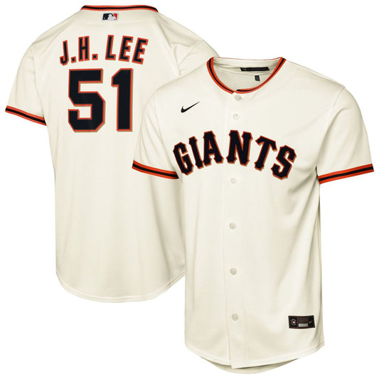 San Francisco Giants Jung Hoo Lee Nike Youth Home Replica Player Jersey - Cream MLB Team Jersey Baseball Fan Apparel