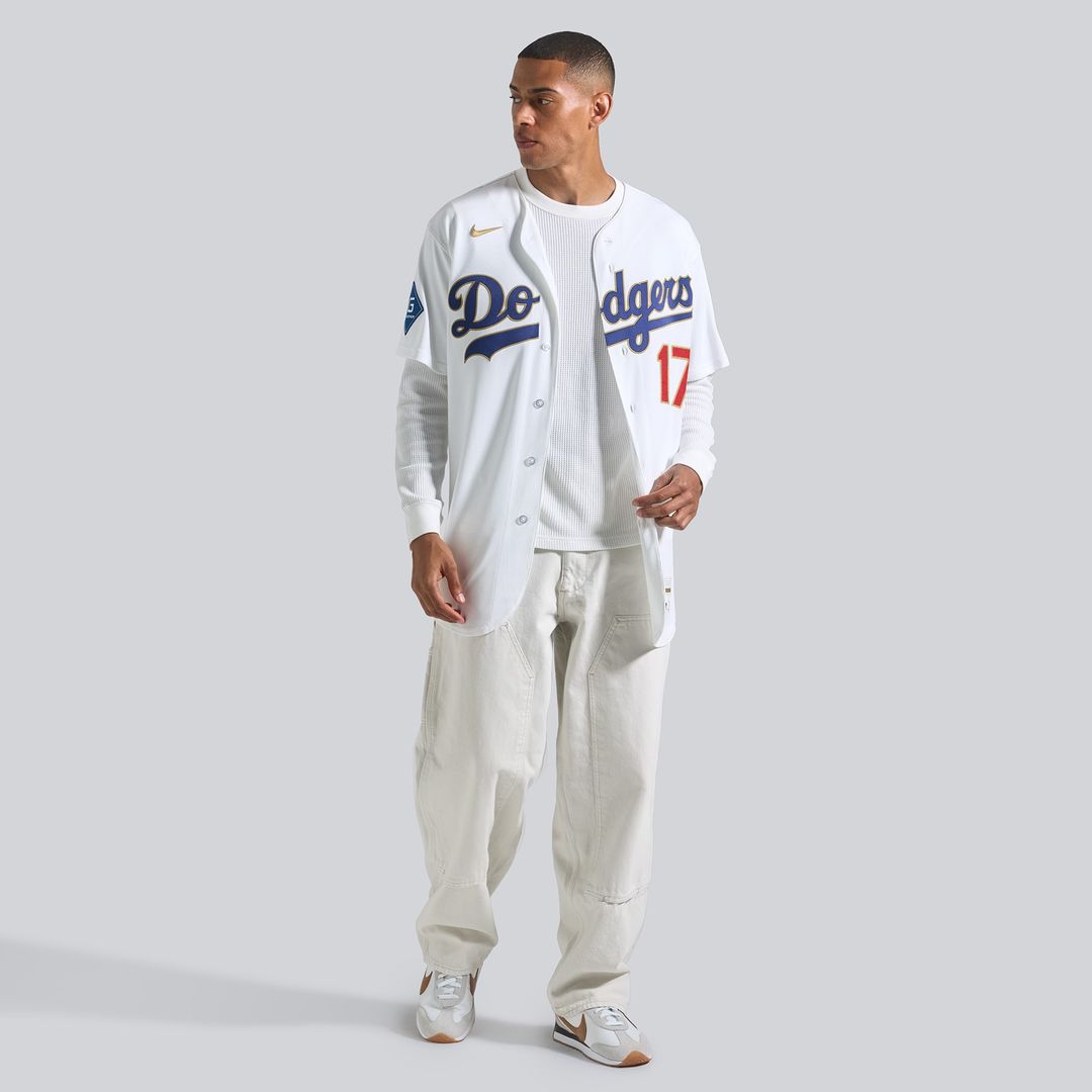 Los Angeles Dodgers Shohei Ohtani Nike 2026 Gold Collection Authentic Jersey - White MLB Team Jersey Baseball Fan Apparel