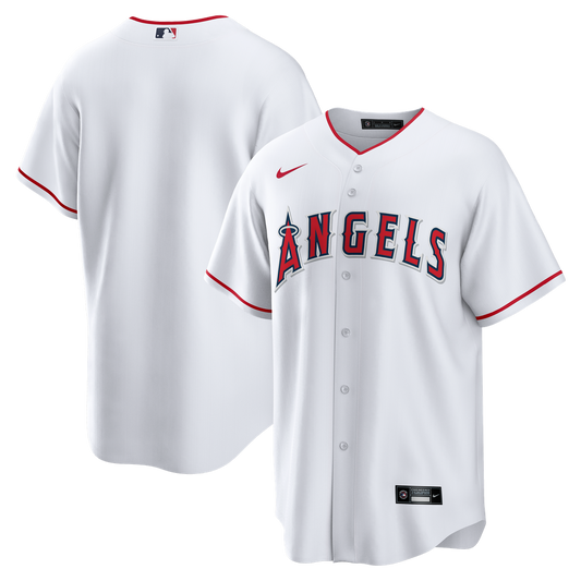 Los Angeles Angels Nike Home Big & Tall Replica Jersey - White MLB Team Jersey Baseball Fan Apparel