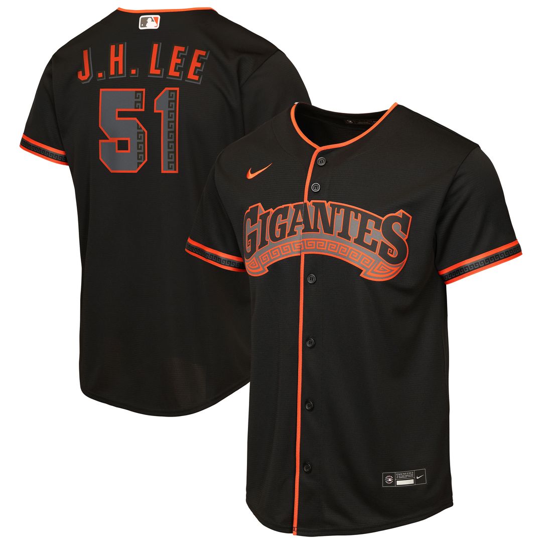 San Francisco Giants Jung Hoo Lee Nike Youth Alternate Replica Jersey - Orange MLB Team Jersey Baseball Fan Apparel