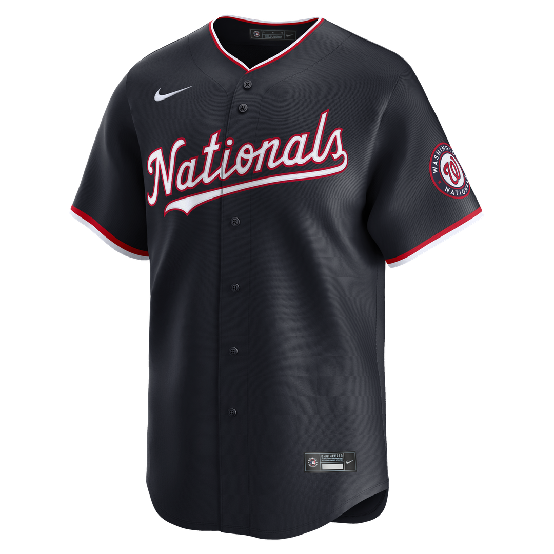 Washington Nationals James Wood Nike Alternate Limited Player Jersey - Navy MLB Team Jersey Baseball Fan Apparel