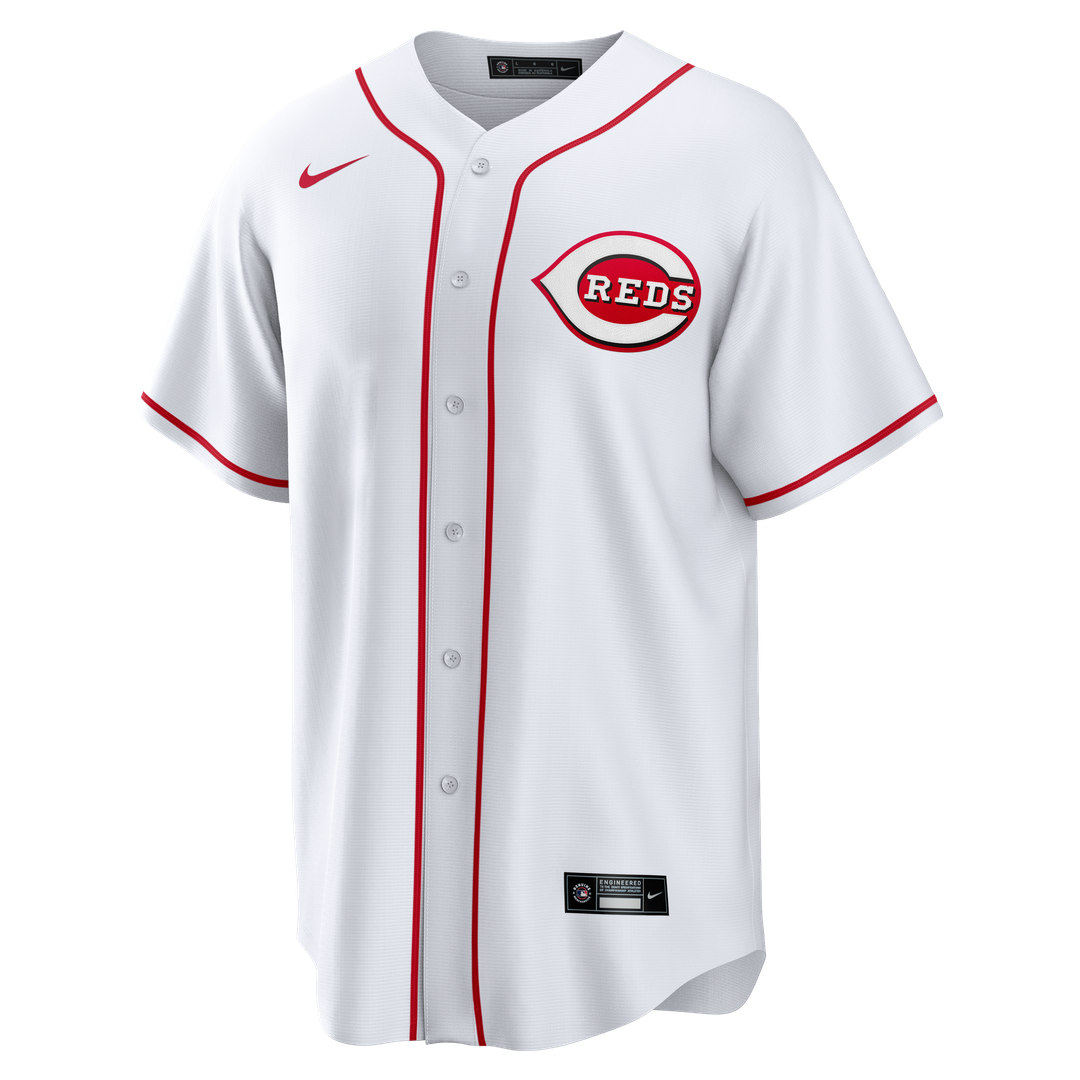 Cincinnati Reds Nike Home Big & Tall Replica Jersey - White MLB Team Jersey Baseball Fan Apparel