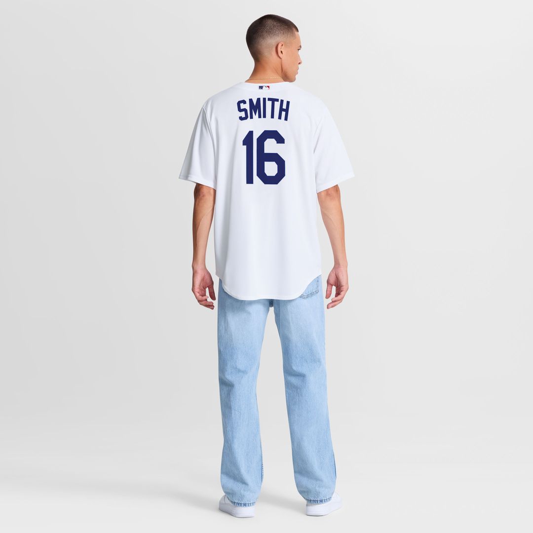 Los Angeles Dodgers Will Smith Nike Home Replica Jersey - White MLB Team Jersey Baseball Fan Apparel