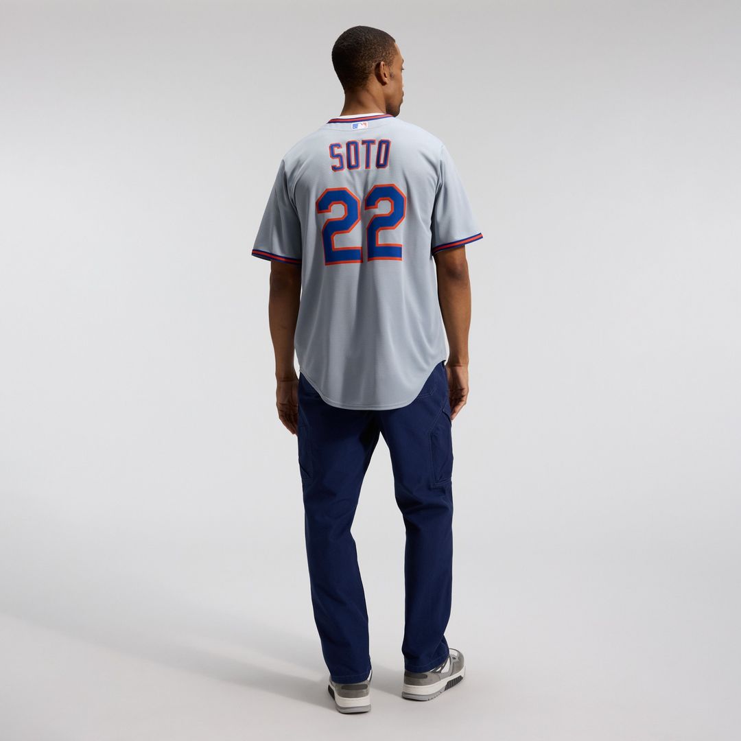 New York Mets Juan Soto Nike Road Replica Jersey - Gray MLB Team Jersey Baseball Fan Apparel