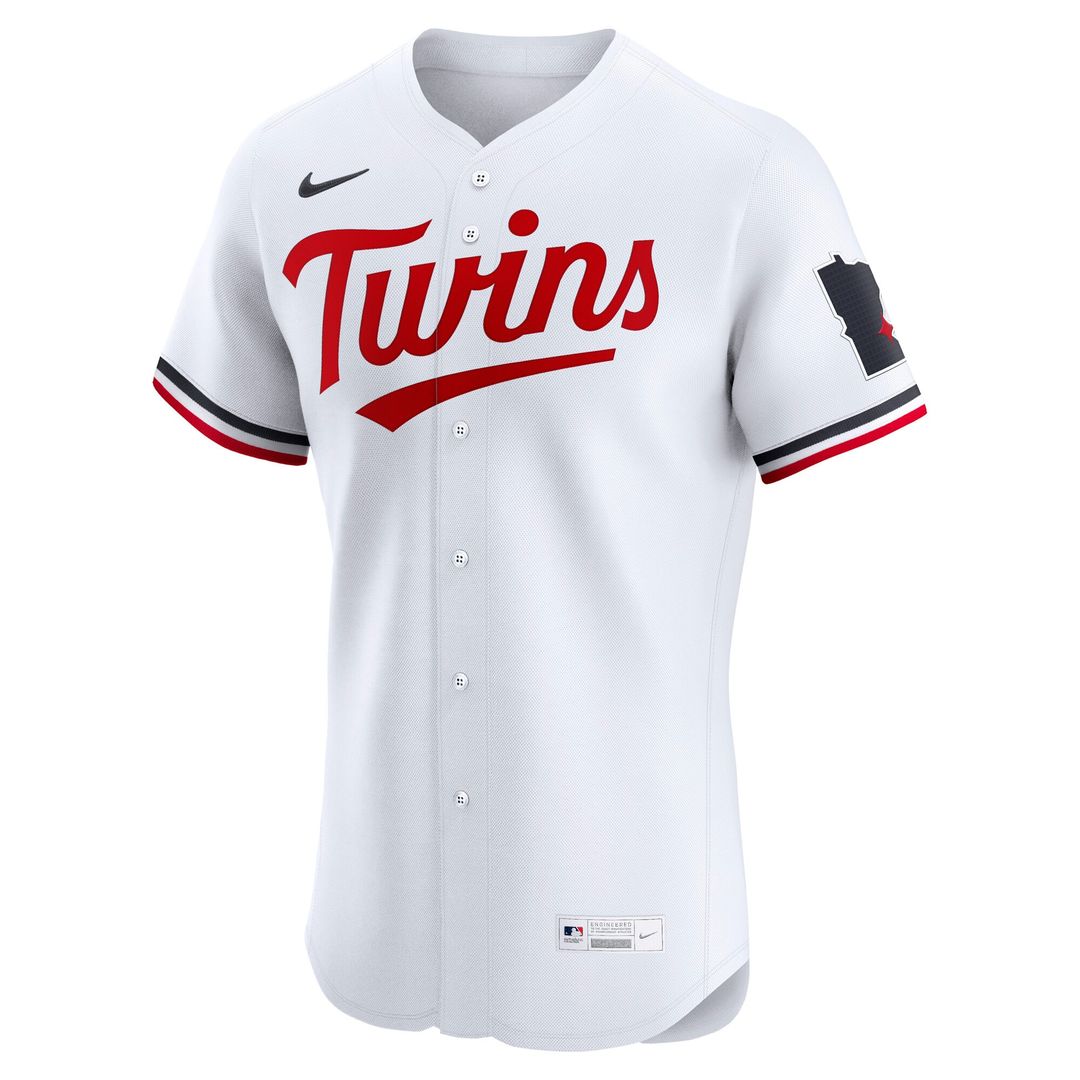 Minnesota Twins Nike Home Elite Jersey - White MLB Team Jersey Baseball Fan Apparel