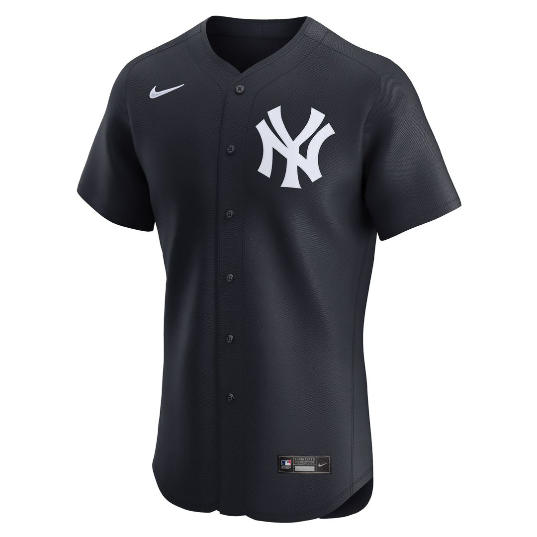 New York Yankees Aaron Judge Nike Alternate 2 Elite Jersey - Navy MLB Team Jersey Baseball Fan Apparel
