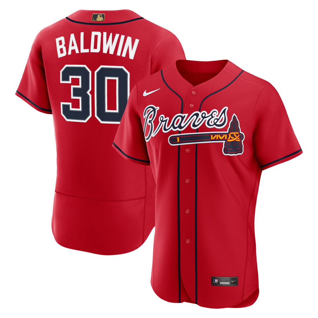 Atlanta Braves Drake Baldwin Nike MLB Awards Authentic Jersey - White MLB Team Jersey Baseball Fan Apparel