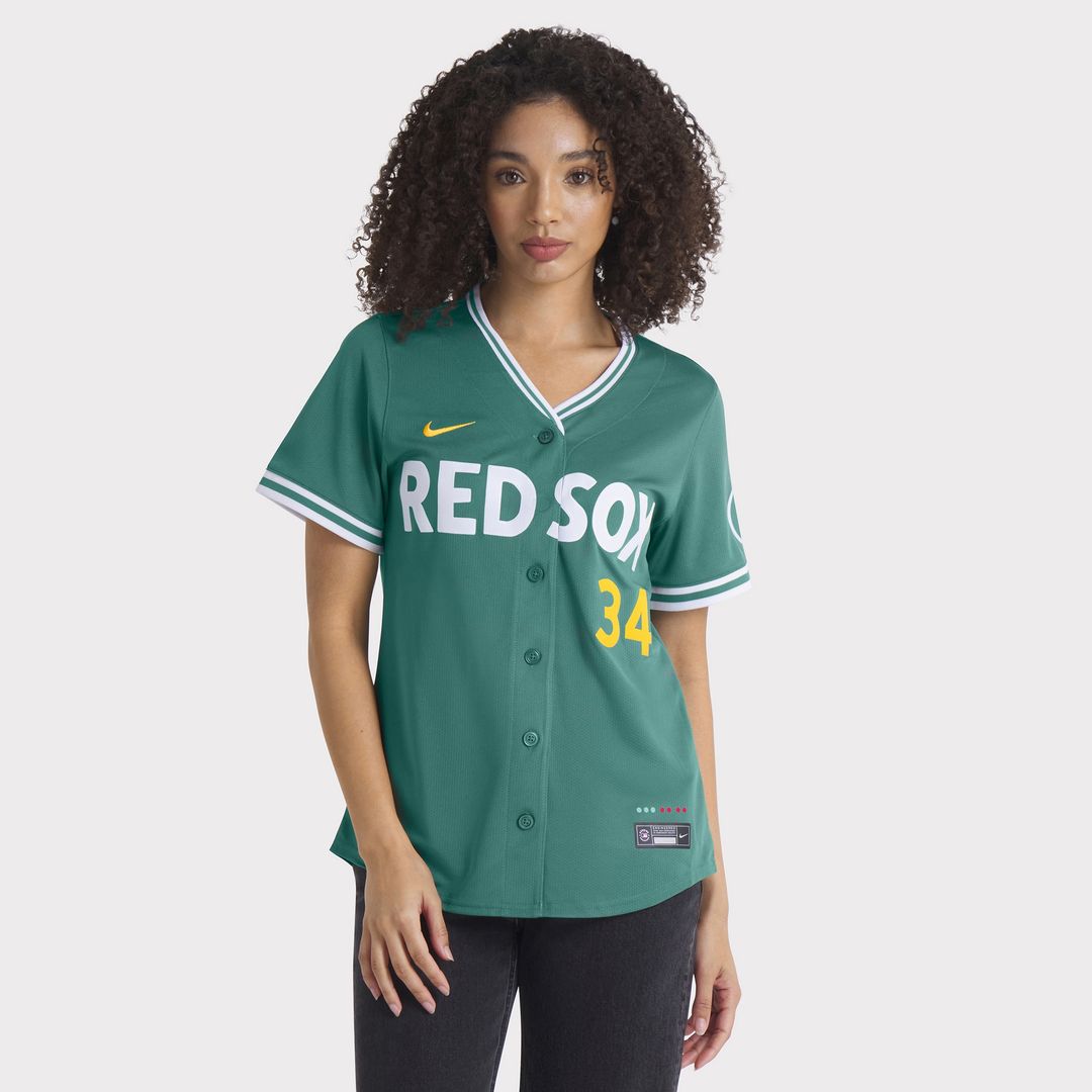 Boston Red Sox David Ortiz Nike Women's 2025 City Connect Limited Retired Player Jersey - Green MLB Team Jersey Baseball Fan Apparel