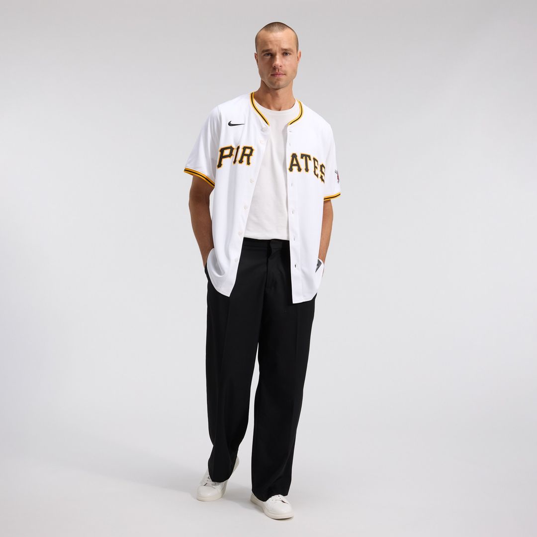 Pittsburgh Pirates Nike Home Limited Jersey - White MLB Team Jersey Baseball Fan Apparel