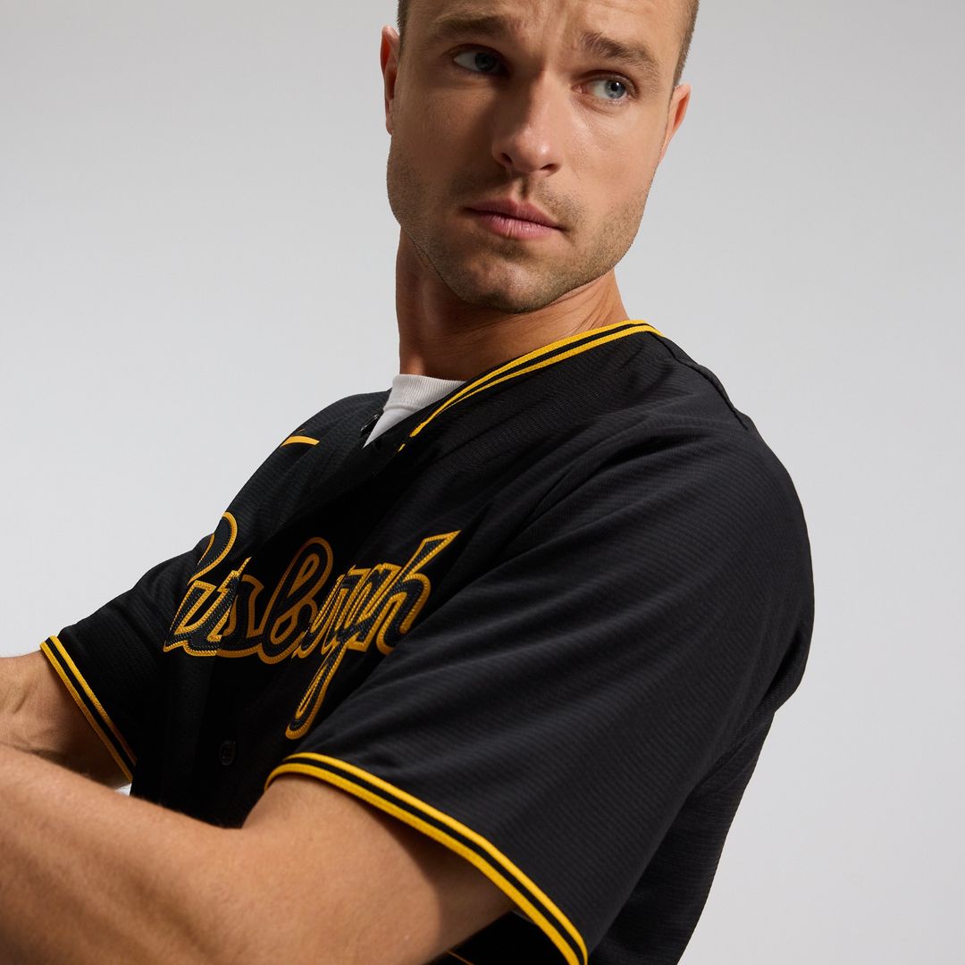Pittsburgh Pirates Nike Alternate Replica Team Jersey - Black MLB Team Jersey Baseball Fan Apparel