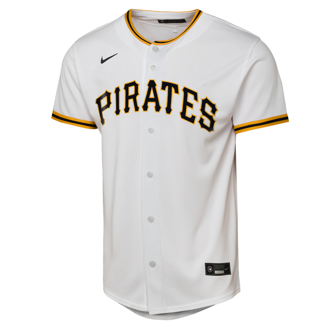 Pittsburgh Pirates Konnor Griffin Nike Youth Home Replica Jersey - White MLB Team Jersey Baseball Fan Apparel