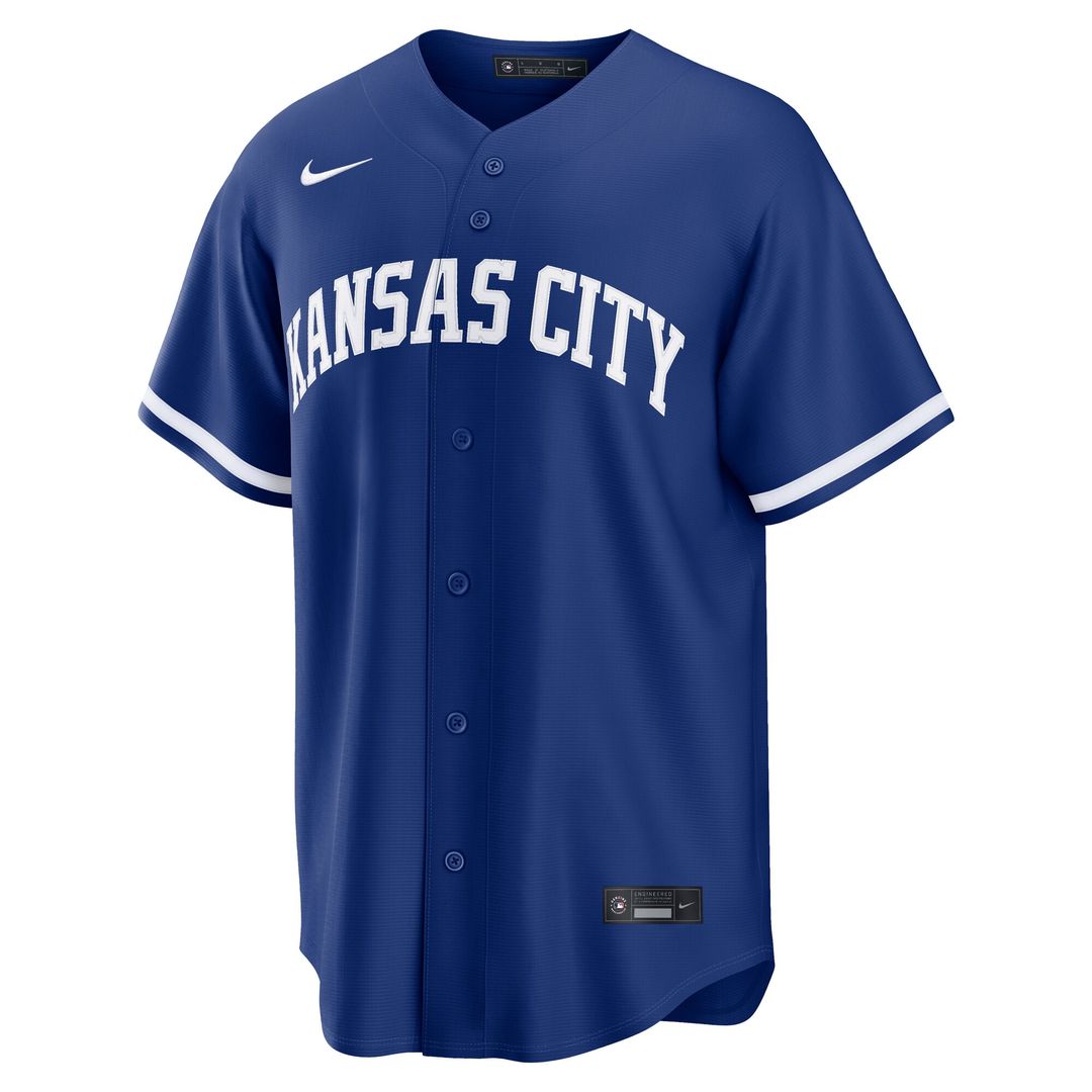 Kansas City Royals Bobby Witt Jr. Nike Alternate Replica Jersey - Royal MLB Team Jersey Baseball Fan Apparel