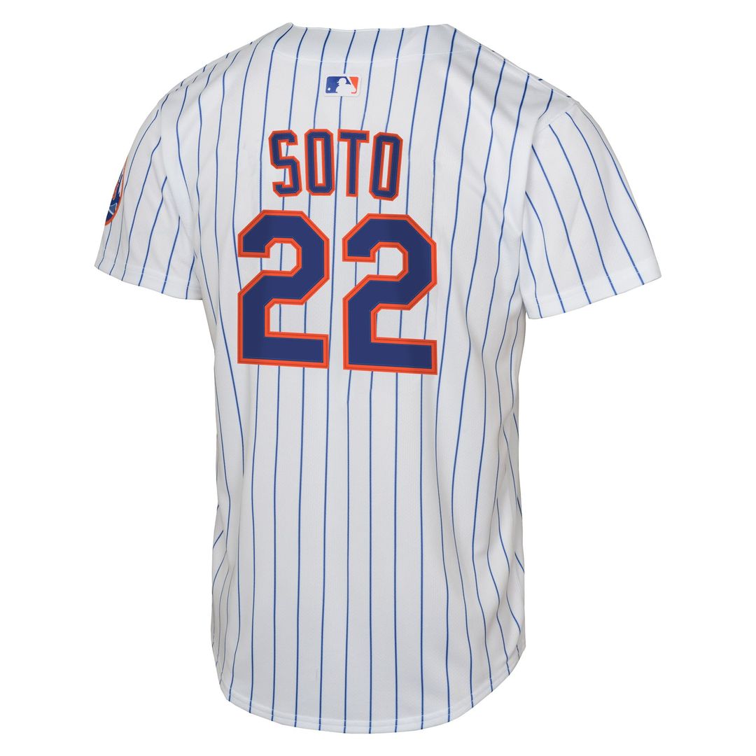 New York Mets Juan Soto Nike Youth Home Limited Player Jersey - White MLB Team Jersey Baseball Fan Apparel