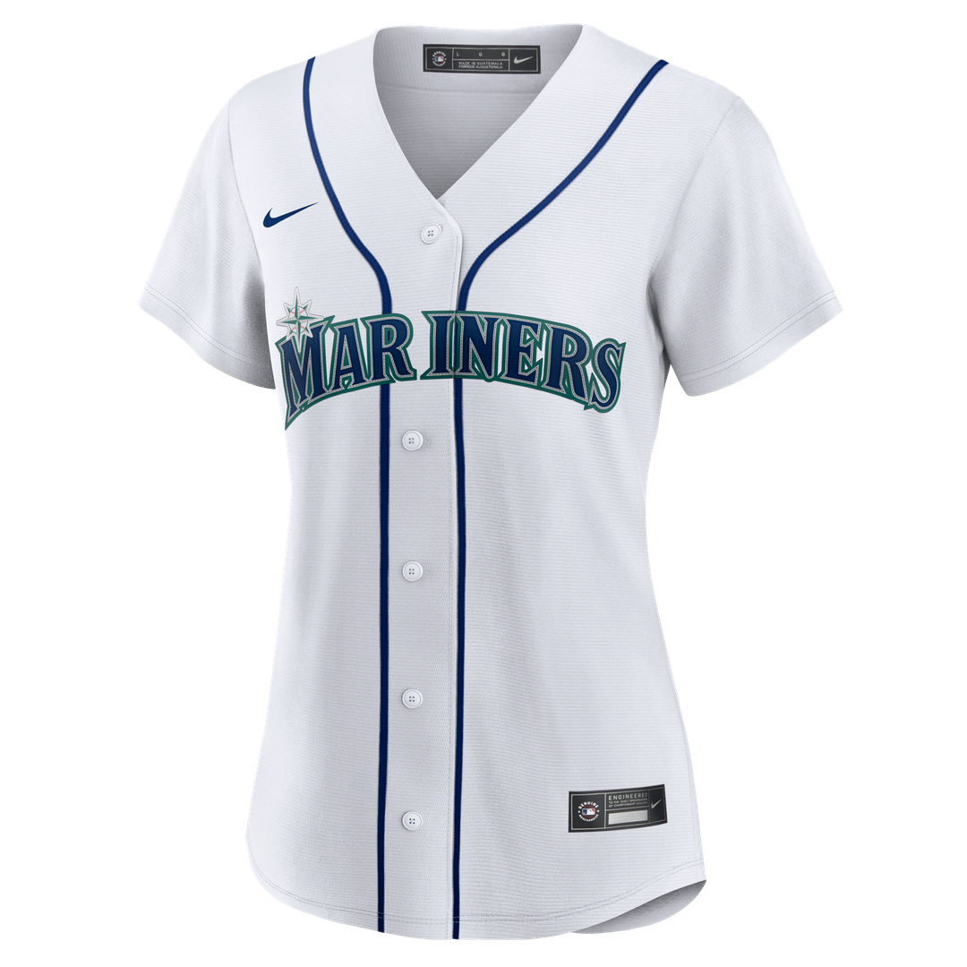 Seattle Mariners Cal Raleigh Nike Women's Home Replica Jersey - White MLB Team Jersey Baseball Fan Apparel