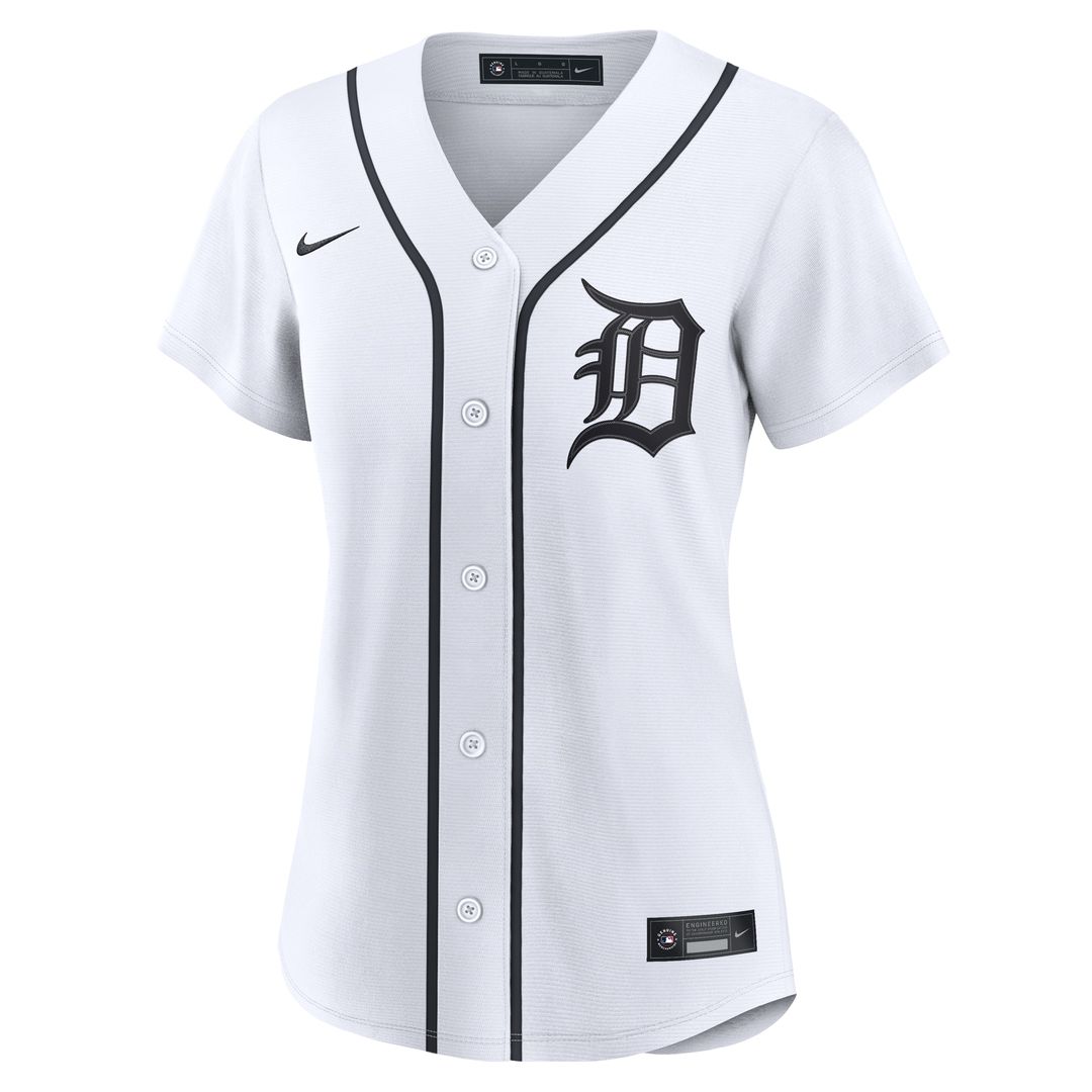 Detroit Tigers Tarik Skubal Nike Women's Home Replica Jersey - White MLB Team Jersey Baseball Fan Apparel