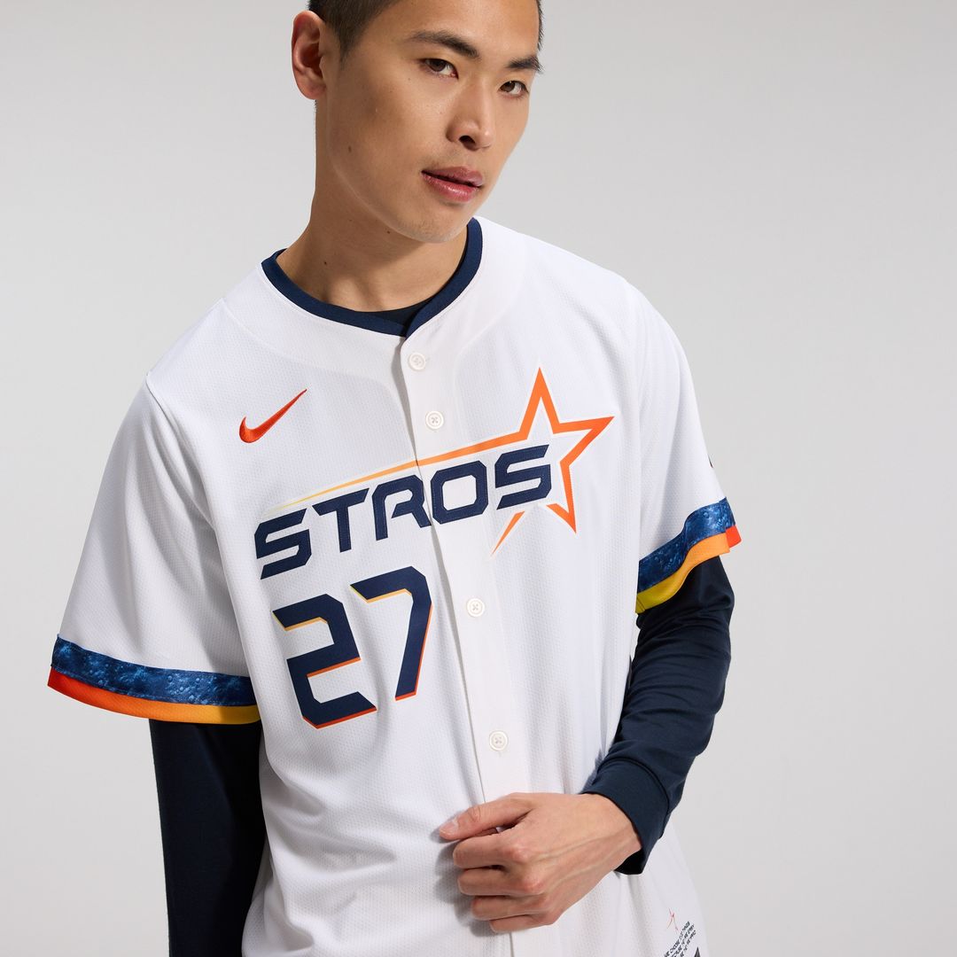 Houston Astros Jose Altuve Nike 2025 City Connect Limited Player Jersey - White MLB Team Jersey Baseball Fan Apparel