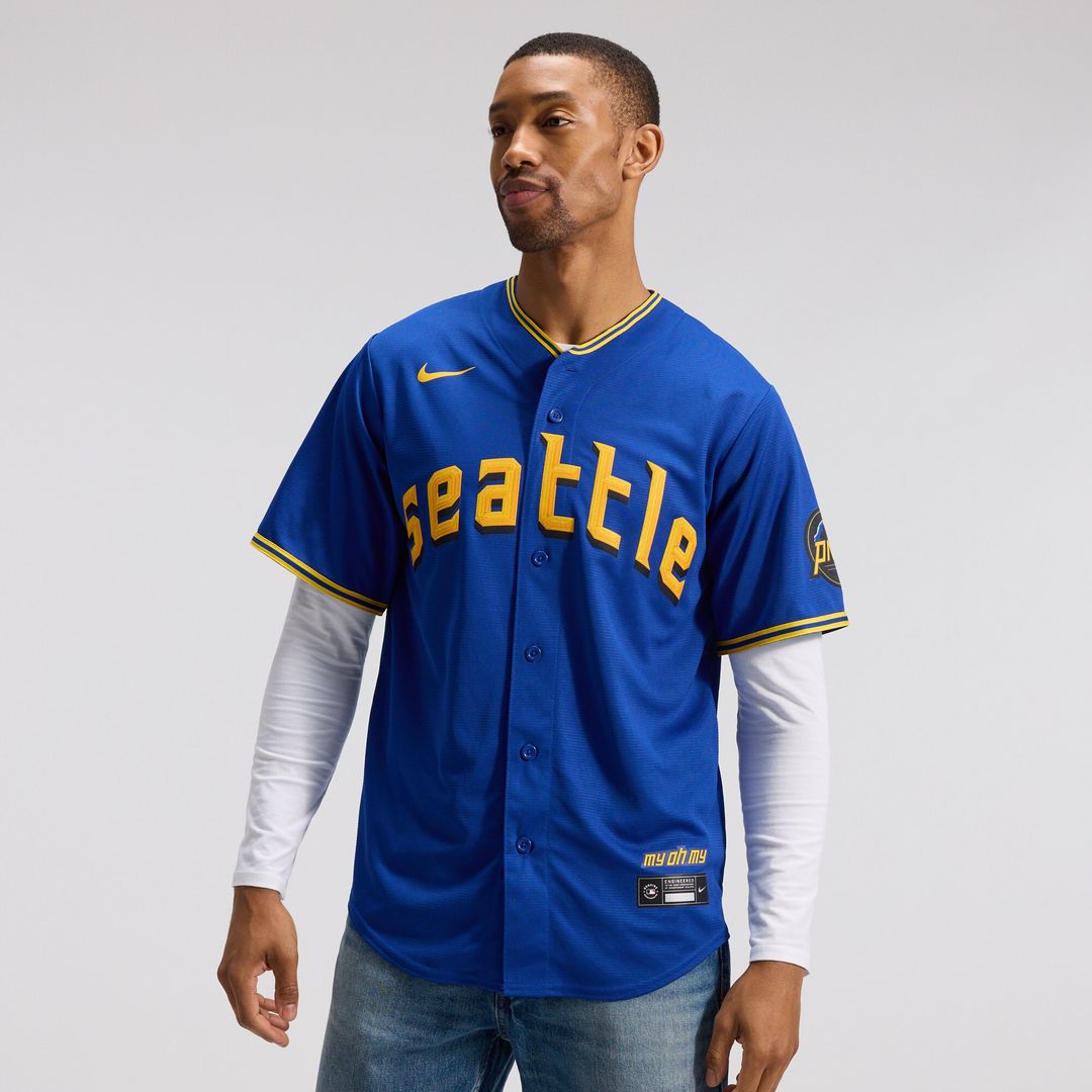Seattle Mariners Nike City Connect Replica Jersey - Royal MLB Team Jersey Baseball Fan Apparel